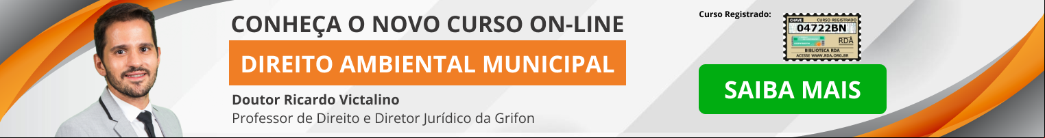Novo curso: Direito Ambiental Municipal
